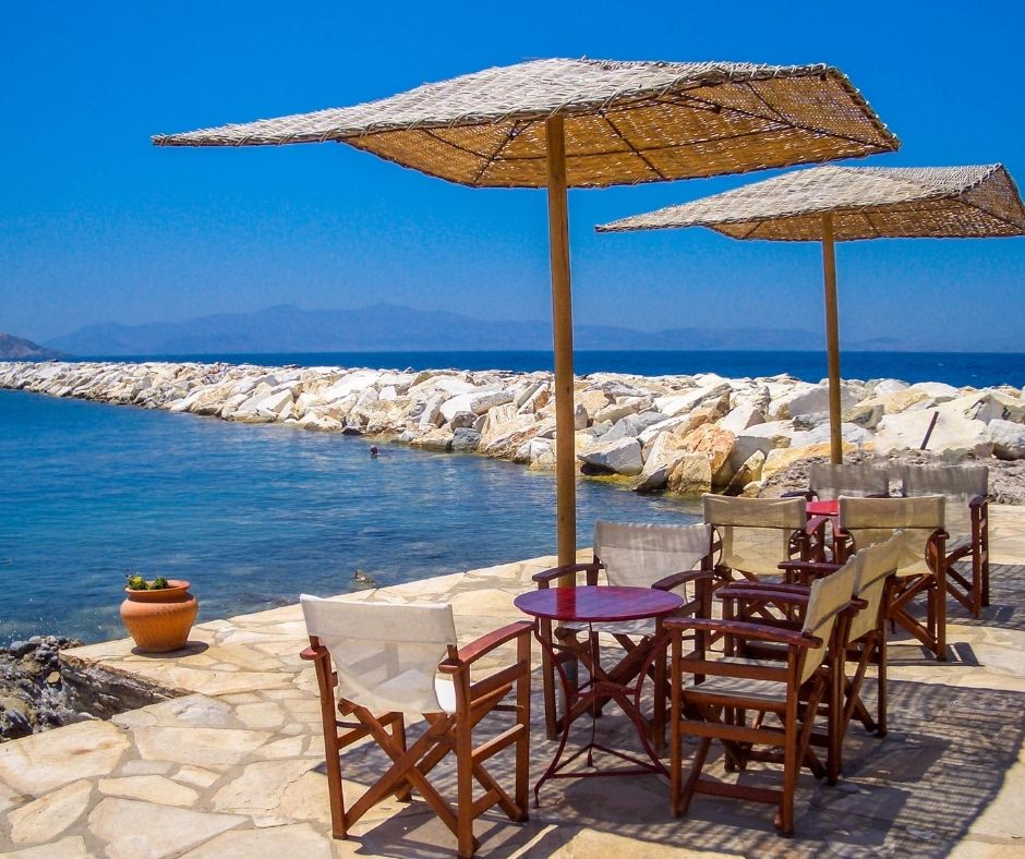 Greece restaurant by the sea