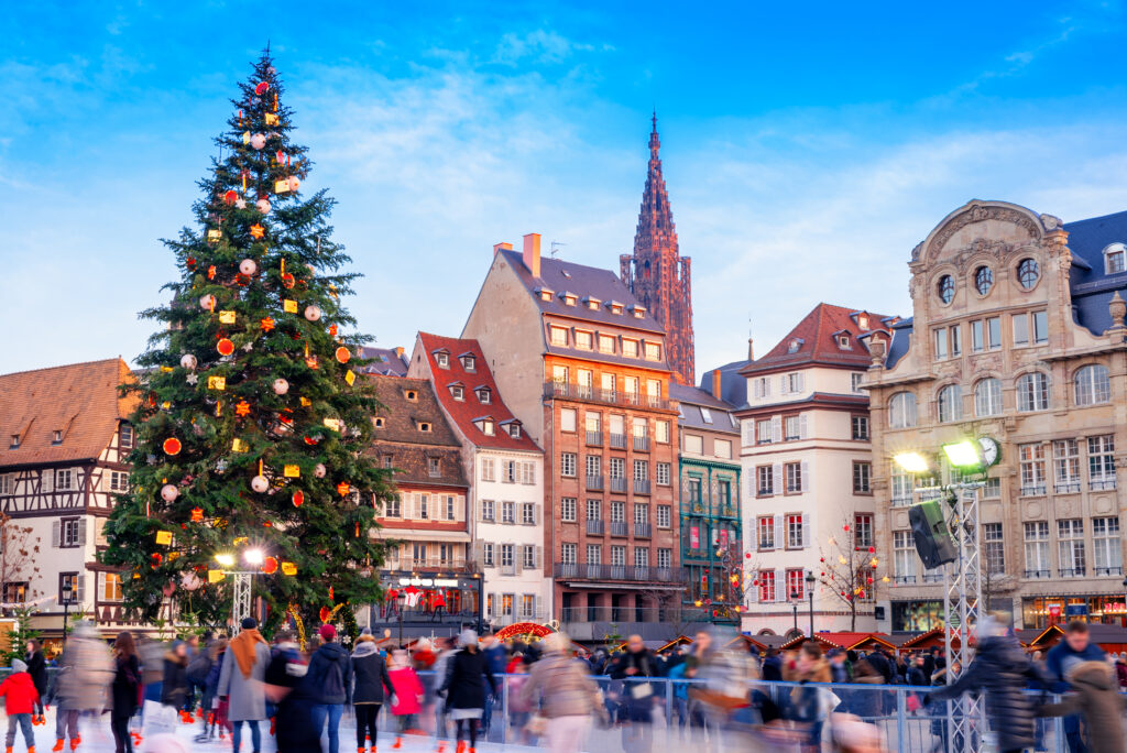 Christmas Market Rhine River