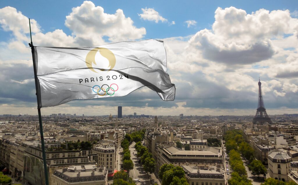 Paris Olympics Flag
