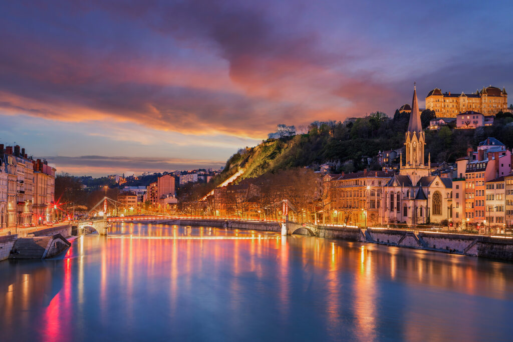 Lyon France, Rhone River
