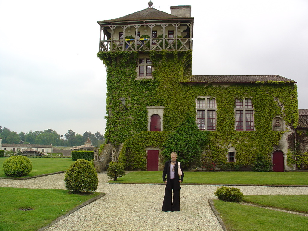 Jennifer in the Vineyards of Bordeaux